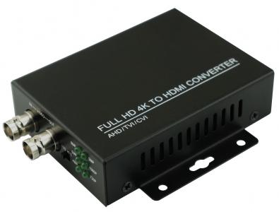 4K HD TVI CVI AHD Analog to HDMI converter 